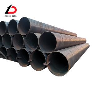 China A106 A36 A53 6mm-20mm Thick Steel Tube SSAW 609 mm Spiral Welded Steel Pipe Used for Oil and Gas Pipeline factory