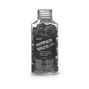 China Black Bamboo Charcoal Vegan Toothpaste Tablets Remove Stains Portable factory