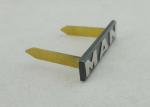 Aluminum / Zinc Alloy Souvenir Badges Enamel With U Shape Nail