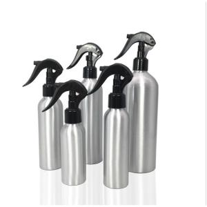 China 28/400 300ml Cosmetic Aluminum Bottles 4oz Trigger Pump Spray Bottle factory