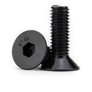 China ISO10642 10.9 High Strength Hexagon Socket Countersunk Head Cap Screws Black Oxide factory