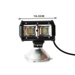 IP67 Waterproof 6000K 54W LED Vehicle Work Light Black / White Body
