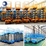 2 Person 6m Construction Scissor Lift Obile Electric Man Lift