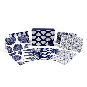 Offset Printing Personalized Design Small Business Greeting Card Set with