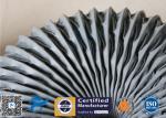 PVC Coated Fiberglass Fabric Flexible Air Ducts 200MM Grey Waterproof Fireproof
