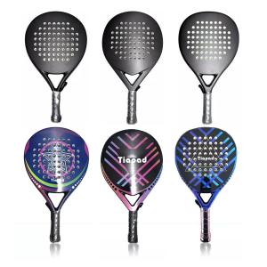 China Design Your Tennis Padel Racket Personalized Tennis Paddle Racquets 38mm Thickness 360g on sale