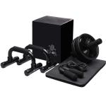 AB wheel with knee pad Gym push up Bar and jump rope Set Portable Equipment for