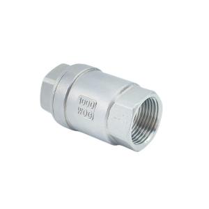 Vertical CF8M Stainless Steel 304 316 Spring Check Valve with NPT/BSPP/BSPT