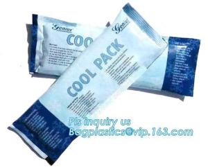China COOL PACK, fresh non-woven freeze ice pack for cooling bag, reusable and disposable high efficient food cold fresh keepi factory