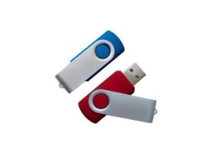 China 32GB Colorful Personalised USB Sticks , High Speed Swivel USB 2.0 Flash Memory Stick factory