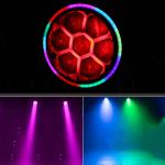 7PCS 40W RGBW 4 In1 LED Zoom Bee Eye Moving Head Light With Auxiliary Light Dj