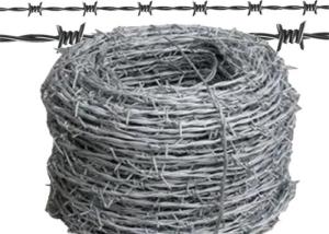 China Hot Dip Galvanized 12 Gauge Stainless Steel Barbed Wire factory