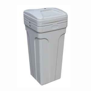 China Square PE Water Softener Brine Tank Salt Vessel With Brine Valve on sale