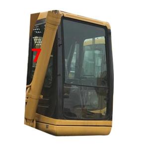 China Tempered Mini Digger Glass Replacement Right Side Excavator Windshield factory