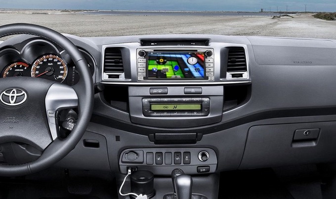Ouchuangbo Toyota Hilux multimedia player with gps navigation bluetooth iPod RDS mp3 OCB-8621