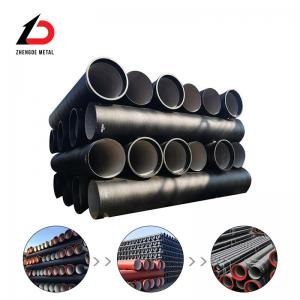 China K7 K8 K9 Steel Pipes Tubes DN80-DN2000 cast iron double flanged pipe factory