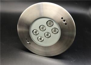 China Waterproof 6 X 2W LED Underwater Lights / LED Swimming Pool Lights Inground factory