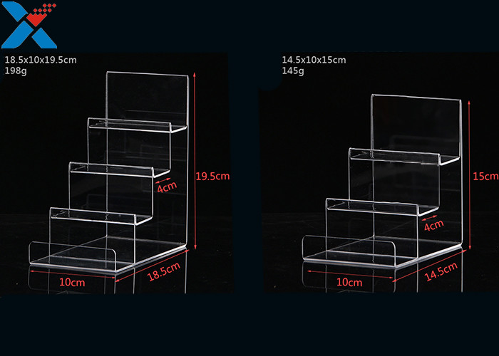 Mobile Phone / Wallet Acrylic Display Stands Multilayer Display Rack Eco - Friendly