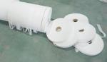 Plate Non Woven Slitting Machine / Automatic Stretch Film Slitting Rewinding