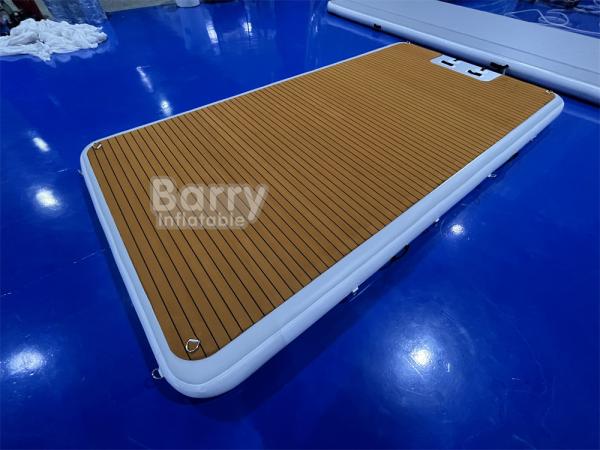 Digital Printing Inflatable Dock Blow Up Pontoon For Inflatable Island Floating