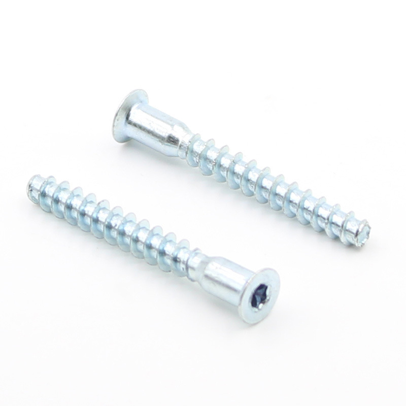 ISO9001 Certified Hex Head Wood Screw Furniture Screws Hexagon Socket Confirmat Screw