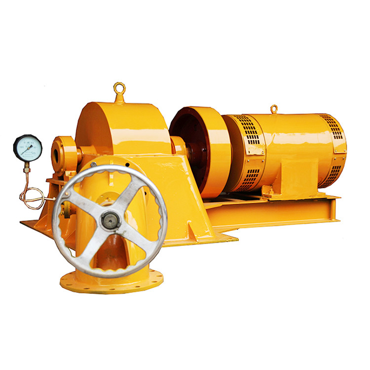 75kw Dual Wheel Dual Jet Hydroelectric Turbine Generator 55.1 - 246.5kw Output