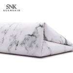 Custom Waterproof PU Leather Makeup Bag Marble Toiletry Travel Beauty Bag