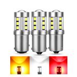 Universal White LED Car Turn Signal Lights1156 1157 3030 15SMD LED Bulb White