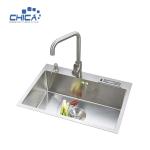 Single Bowl Handmade kitchen Sinks Wish Soap Dispenser SUS304 stainless steel
