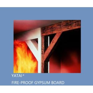 Sound Insulation Fireproof Gypsum Board Moisture Resistant with Square Edge