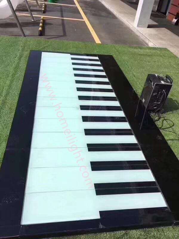 Piano Music Dance Floor for Event Dancing Tiles RGB Lecture Stage Club DJ Equipment 1-