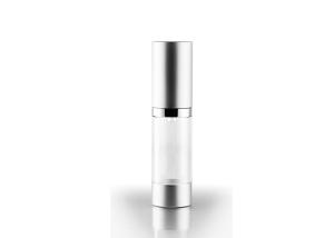China Square Acrylic Airless Pump Bottle Refillable 30ml on sale
