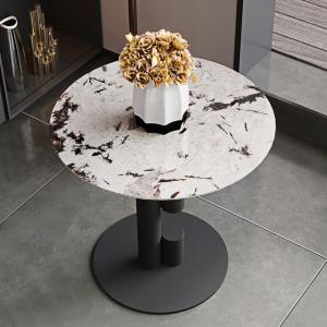 China Porcelain Round Rock Coffee Table Moisture Proof Center Tea Table Rock Top factory