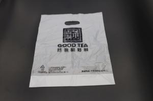 China Supermarket T Shirt Biodegradable Plastic Bags Custom Take Away Shopping Bags factory