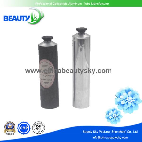 Colorful Collapsible aluminum Tube for Hand cream with octagon caps or hexagonal