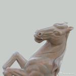 Animal Stone Carving Sculpture Figures Rosetta Horse , Marble Animal Sculptures