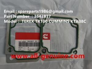 China 3643837 GASKET TEREX CUMMINS DUMP TRUCK TR50 TR60 TR100 TR70 MINING HAULER OFF HIGHWAY RIGID DUMP TRUCK MT4400AC factory