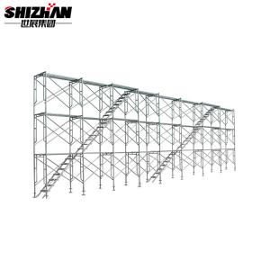 China A Frame Building Aluminium Mobile Scaffold Horizontal Pipe 1000kg factory