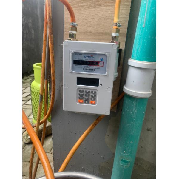 High Precision Grade 1.5 Smart Gas Meter with Remote Control and Automatic Valve