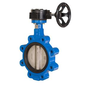 China Standard Size Concentric Butterfly Valve Double Flanged Butterfly Valve factory