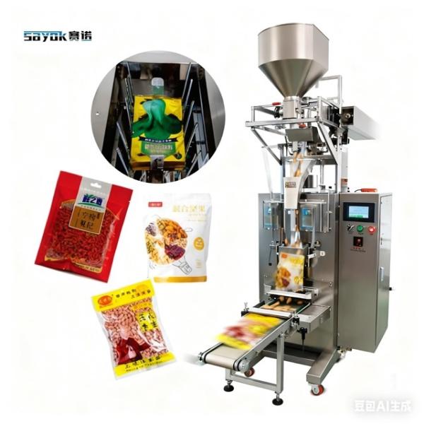 China Soil Nutrient Particles Automatic Weighing Premade Pouch Packing Machine For Small Business factory