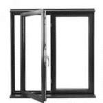 Standardized Production Aluminum Casement Windows For Bedroom Folding Screen