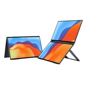 China Response Time 5ms Portable Dual Monitor For Laptop , Visual Angle 178 Degree factory