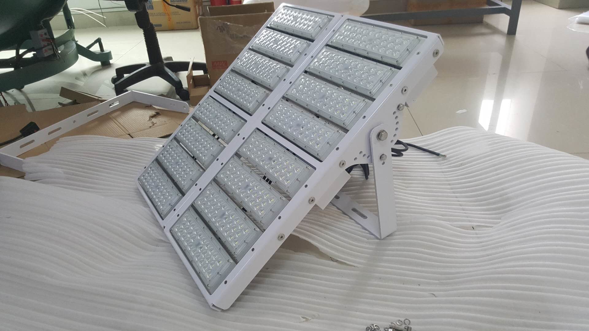 High Efficiency LED Stadium Light , 160 Lm/ W High Mast LED Flood Light 50W / 100W