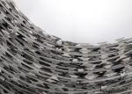 Electric Galvanized Concertina Razor Wire BTO15 Anti Corrosion For Fence