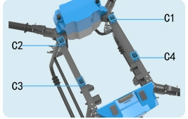 High-altitude Autonomous Spraying Drone Agricultural UAV Crop Spraying Drone Precision Agriculture Drone