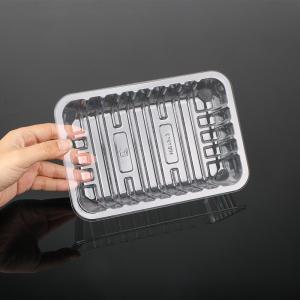 China Eco- friendly Disposable fresh food tray PET MAP TRAY factory