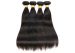 Soft Black Brazilian Hair Weave , No Tangling Brazilian Virgin Remy Human Hair