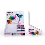 Cosmetics / Makeup Cardboard Countertop Display , PDQ Paper Display Box