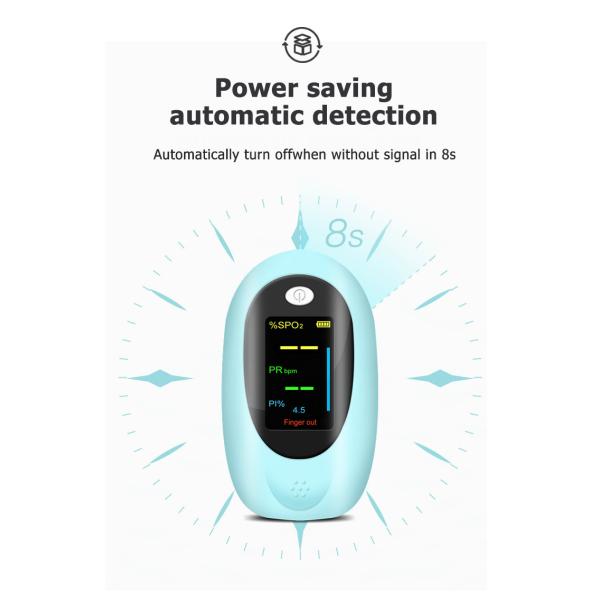 China High Accuracy Smart TFT  Medical Fingertip Pulse Oximeter Handheld factory